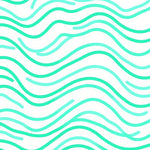 Tranquil Wave Zen Garden Elegant Sophisticated Accent (White) - ODIKA