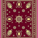 Holiday Celebration Entrance Semicircle Welcoming(Red)