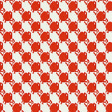 Vintage Picnic Basket Diagonal Grid(Red)