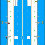 Exciting Aeronautical Traffic Layout(Blue)