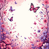 Chic Pink Floral Elegance(Pink)