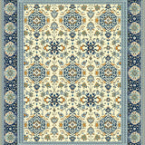 Beige Blue Laundry Room Area(Ivory)