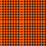 Bold Striped Lattice Plaid with Autumnal Overtones(Orange)