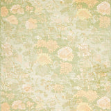 Indoor Area Non Slip Beige with Abstract Floral Design(Green)
