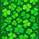 Festive Seasonal Geometric Design(Green)