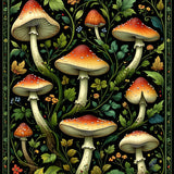 Playful Seasonal Botanical Design(Black)