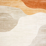 Woven Area Earthy Tones Abstract(Beige)