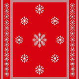 Festive Snowflake Winter Holiday Decorative Accent(Red)
