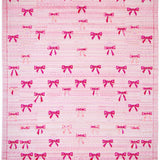 Urtlmaji Bow Accent Elegant Pink Bows Sweet Decor(Pink)