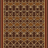 Rustic Interlocking Plaid with Vintage Charm(Brown)