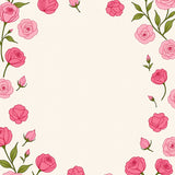 Enchanted Blossom Wonderland With Dreamy Petal Cascade(Pink)