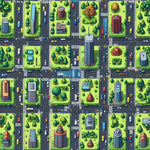 Interactive Cartoon City Play for(Gray) - ODIKA