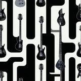 Chic Graphical Stringed Instrument Design(Black)