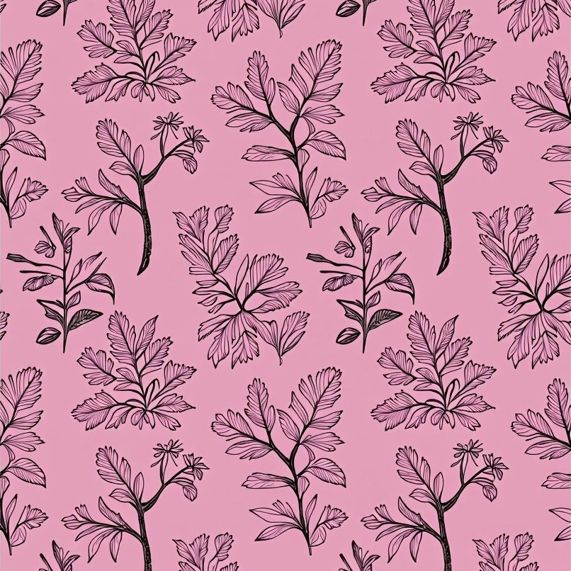 Elegant Herbarium Naturalist Study (Pink) - ODIKA