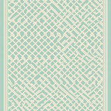 Transitional Lattice Trellis Interwoven Maze(Turquoise)