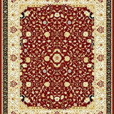 Plush with Floral Motifs(Red)