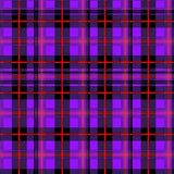 Plaid Tartan Design Featuring Crisp Intersecting Bands(Purple)