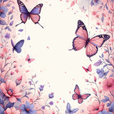 Charming Pastel Nature Motif(Pink)