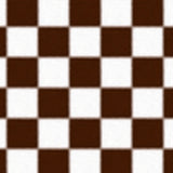 Checkered Farmhouse with Bold Grid Design(Brown)