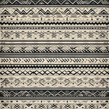 Elegant Boho Inspired Area with Intricate Black and Beige Tribal Motifs(Black)
