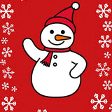 Joyful Frosty Friend Winter Wonderland Decorative(Red)