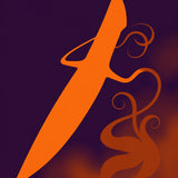 Haunted Manor Spectral Knife Mysterious Phantom Accent(Orange)