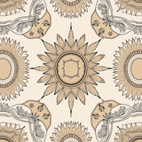 Elegant Victorian Rosette Boho Enchanted (Beige)