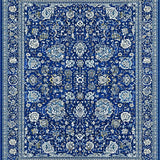 Dainty Ribbon Motif With Surface Design(Blue)