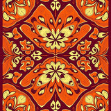 Artisan Medley of Autumnal Petals and Stylized Leaf Flourishes(Orange)