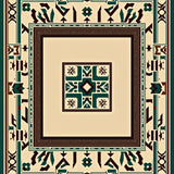 Mountain Valley Indigenous Symbol Collection(Beige)