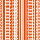 Rustic Harvest Grid Featuring Alternating Bold and Lines(Orange)