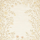 Desert Bloom Serene Beige Tones Modern Home Floor Art(Beige)