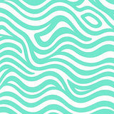 Abstract Interlocking Waves with Soothing Curves and Flowing Lines(Green)