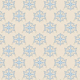 Snowflake Crystal Doormat with Winter Details(Beige)