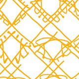 Modern Interlocking Medallion with Boho Accents(Yellow)