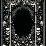 Gothic Black Skull Aesthetic(Black)
