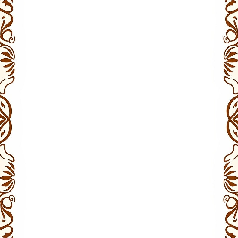 Inspired Seashell Nautical Wave Border Decorative (Brown) - ODIKA