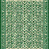 Adventure Bound Reversible Patio Area Diamond Lattice Design(Green)
