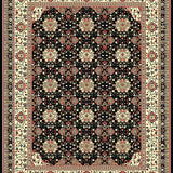 Vintage Abstract Modern Area(Black)