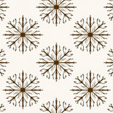 Snowflake Starburst Crystal Inspired Decorative Accent(Brown)