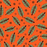 Heritage Pine Cone Print(Orange)