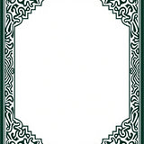 Jade Dynasty Interlocking Spiral Ornate Decorative Luxe Collection (Green)