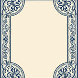 Vintage Inspired Botanical Jacquard Swirl Braided(Ivory)