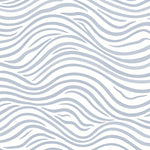 Modern Ripple Wave Design Featuring Delicate Flowing Lines (White) - ODIKA