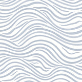 Modern Ripple Wave Design Featuring Delicate Flowing Lines (White) - ODIKA
