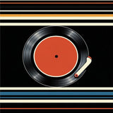 Classic Vinyl Circular Elegance(Orange) - ODIKA