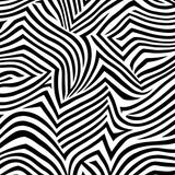 Abstract Chevron Waves with Modern Striped Gradient Effects(Black)