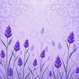 Whimsical Fairy Tale Meadow Highlighting Magical Appearance (Purple)