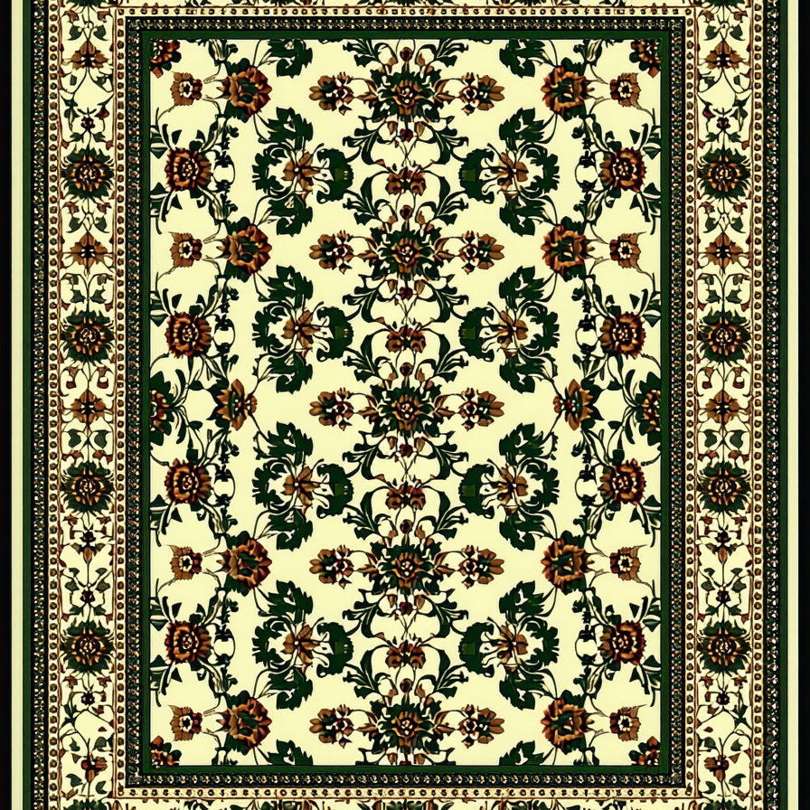 Distressed Green and(Beige) - ODIKA