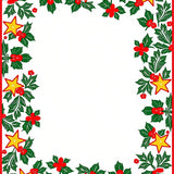 Vintage Holly Berry Wreath Festive Holiday Medallion(Red)